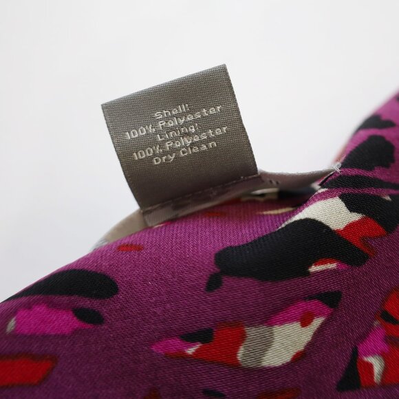 ANN TAYLOR Size 10 Black Purple Skirt Career Business - Picture 5 of 6